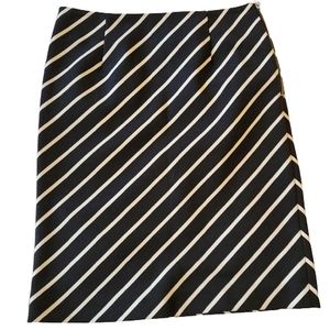 Grace elements women's black and white striped pencil skirt size 4